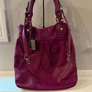 Marc By Marc Jacob Too Hot To Handle Purple Leather Bag